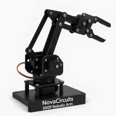 Product NovaCircuits 3DOF Robotic Arm model 5EF65C Image