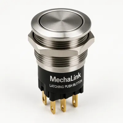 Product MechaLink Latching Push Button model 7EEEF8 Image