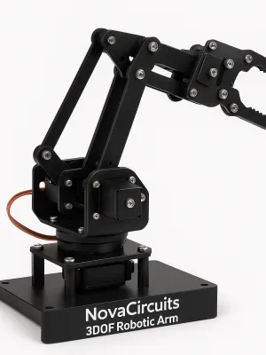 NovaCircuits 3DOF Robotic Arm model 5EF65C