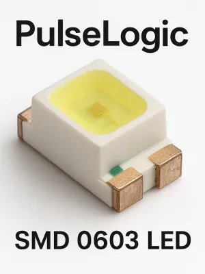 PulseLogic SMD 0603 LED model F4FAF3